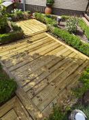 tuin wandelpad
