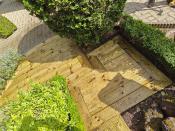 tuin wandelpad